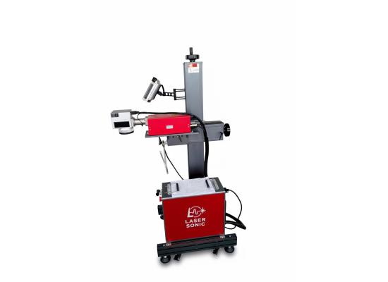 Laser Sonic LS-40CS – 40W CRD CO₂ Flying Type Laser Marking Machine, 110×110 mm, Industrial High-Speed Marking System